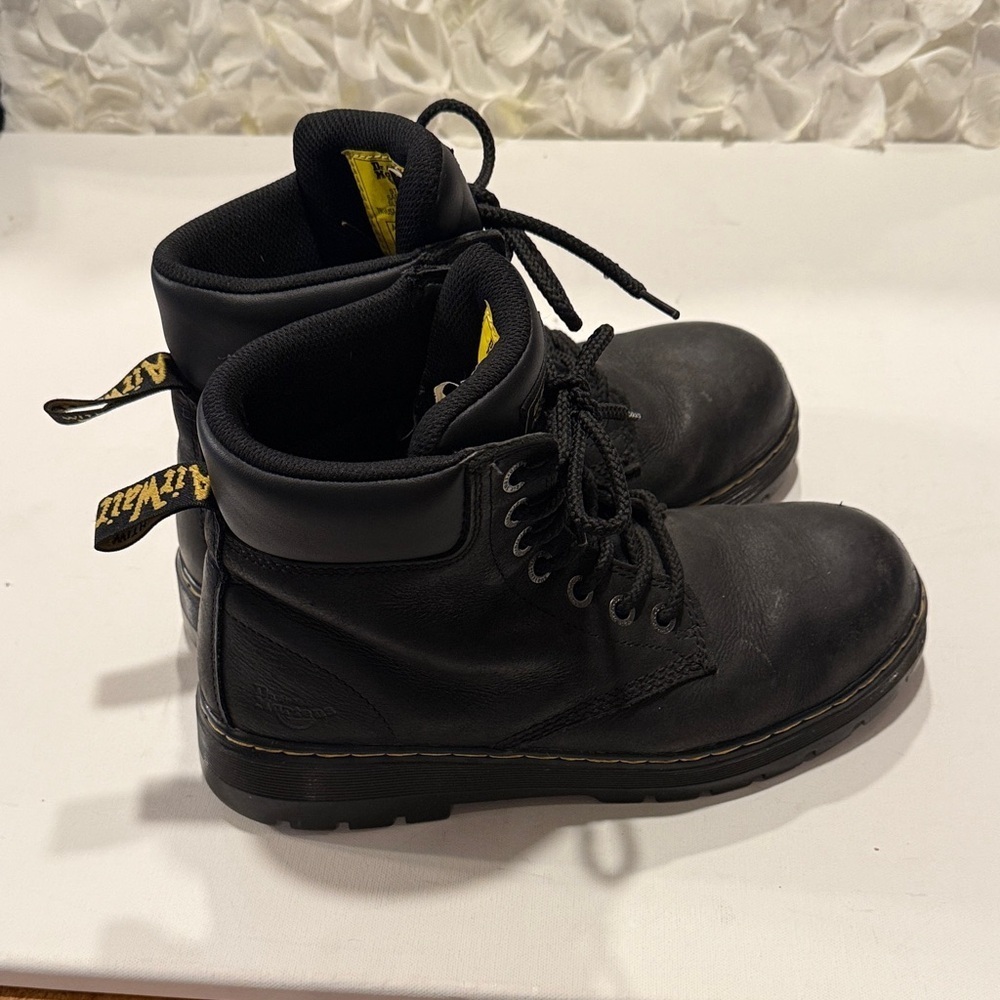 Dr. Martens Black Industrial Men's Boots - Picture 2 of 4